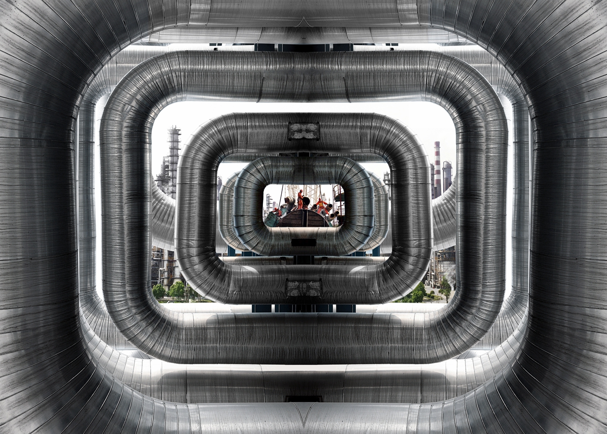 《工业回旋曲》胡延松摄