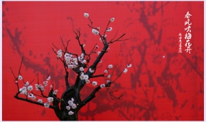 春风吹梅花开