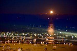 松兰山月夜