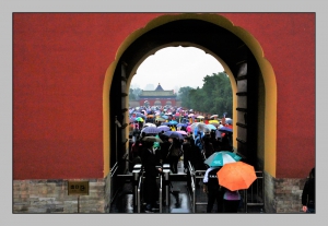 雨中天坛