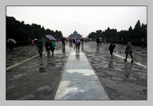 雨中天坛