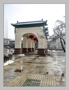 雪打灯
